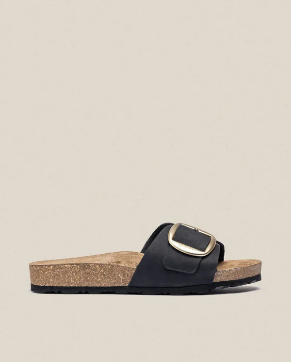 Yokono Sandalia Plana Jerba 114 Negro | Mujer Sandalias Planas