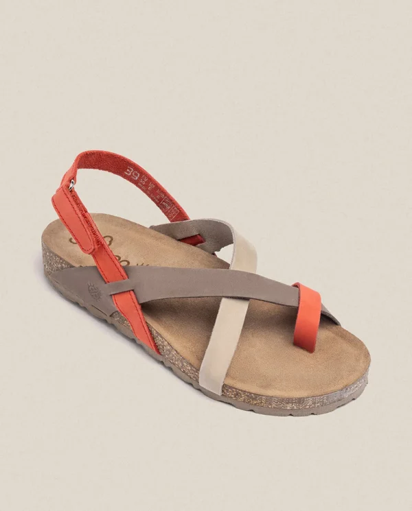 Yokono Sandalia Plana Jerba 718 Rojo | Mujer Sandalias Planas