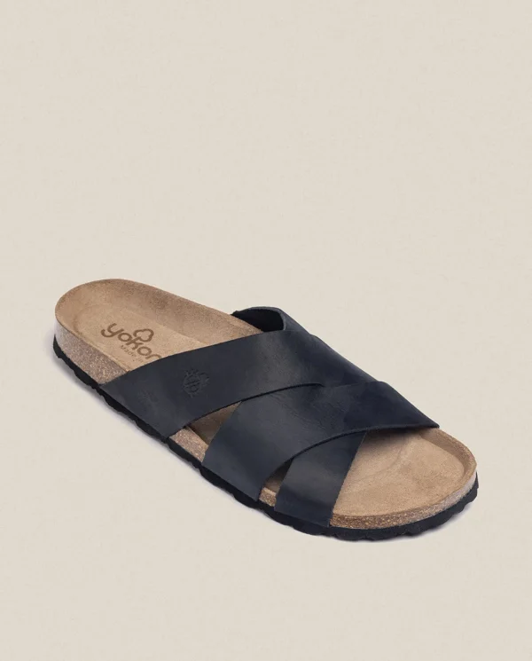 Yokono Sandalia Plana Macam 217 Negro | Hombre Sandalias