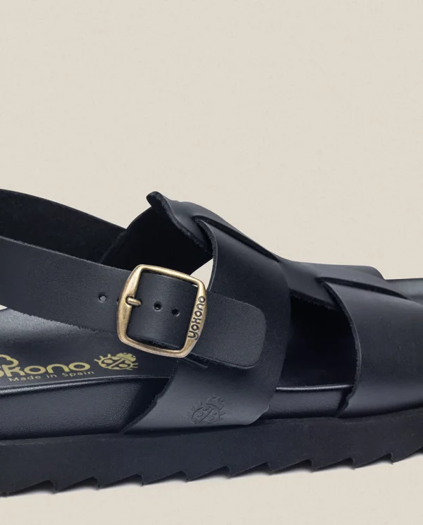 Yokono Sandalia Plana Man 002 Negro | Hombre Sandalias