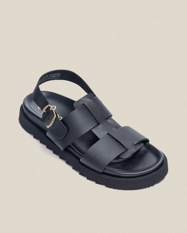 Yokono Sandalia Plana Man 002 Negro | Hombre Sandalias