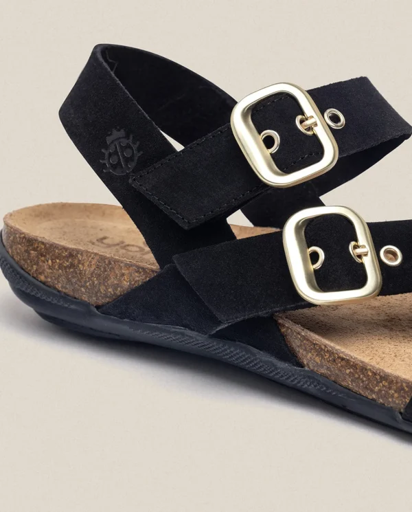 Yokono Sandalia Plana Manacor 023 Negro | Mujer Sandalias Planas