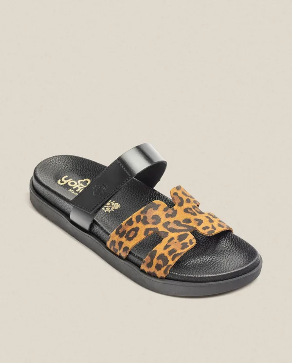 Yokono Sandalia Plana Morena 125 Leopardo | Mujer Sandalias Planas