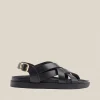 Yokono Sandalia Plana Morena 005 Negro | Mujer Sandalias Planas
