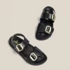 Yokono Sandalia Plana Morena 002 Negro | Mujer Sandalias Planas