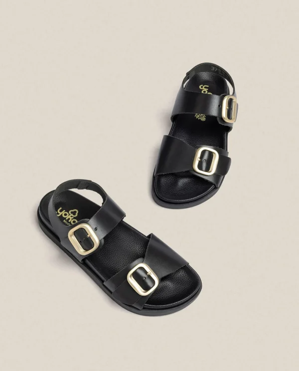 Yokono Sandalia Plana Morena 002 Negro | Mujer Sandalias Planas