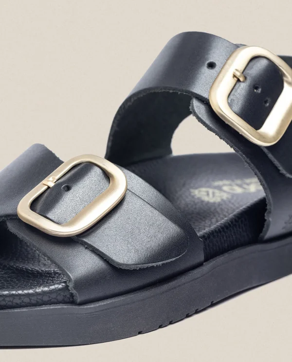 Yokono Sandalia Plana Morena 002 Negro | Mujer Sandalias Planas