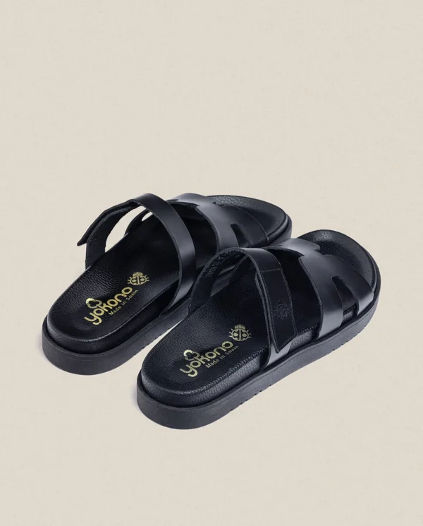 Yokono Sandalia Plana Morena 125 Negro | Mujer Sandalias Planas