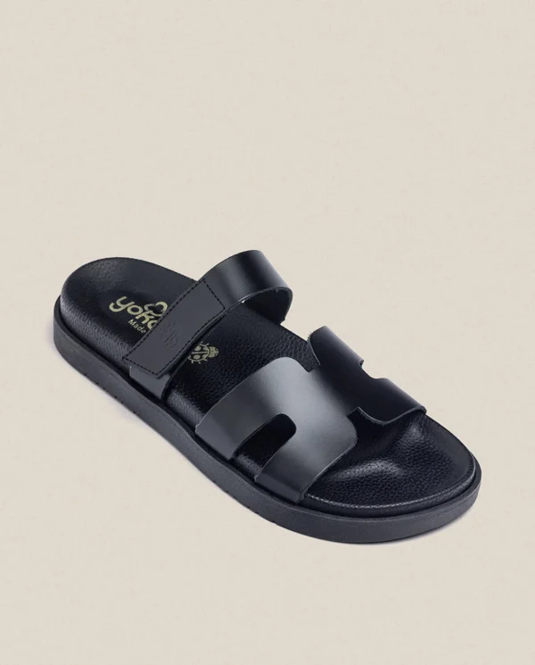 Yokono Sandalia Plana Morena 125 Negro | Mujer Sandalias Planas