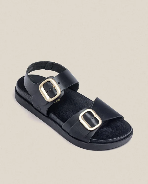 Yokono Sandalia Plana Morena 002 Negro | Mujer Sandalias Planas