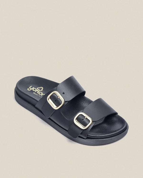 Yokono Sandalia Plana Morena 004 Negro | Mujer Sandalias Planas