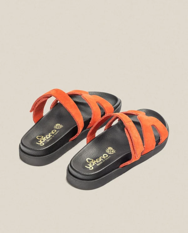 Yokono Sandalia Plana Morena 125 Rojo | Mujer Sandalias Planas