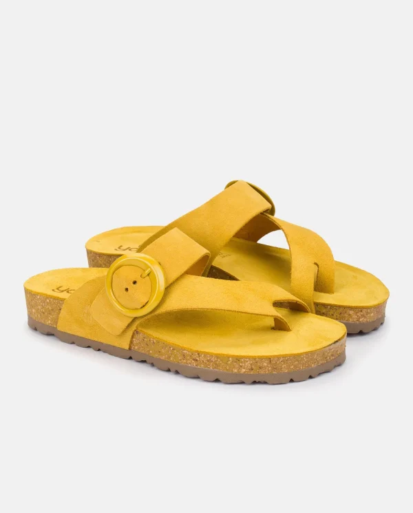 Yokono Sandalia Plana Rolan 113 Amarillo | Mujer Sandalias Planas