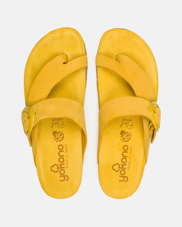 Yokono Sandalia Plana Rolan 113 Amarillo | Mujer Sandalias Planas