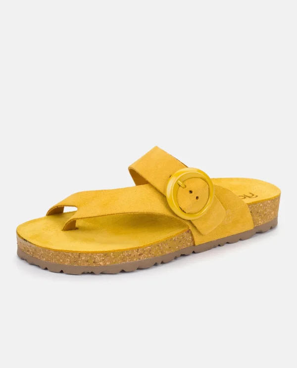 Yokono Sandalia Plana Rolan 113 Amarillo | Mujer Sandalias Planas