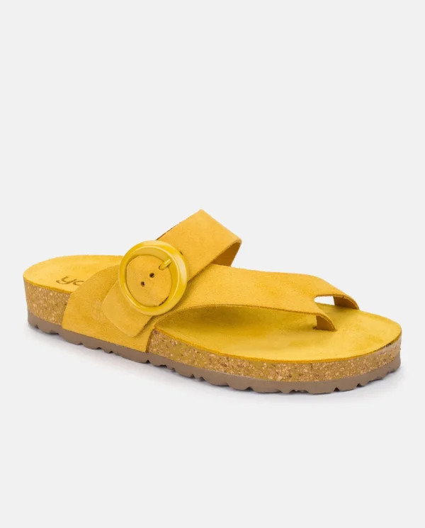 Yokono Sandalia Plana Rolan 113 Amarillo | Mujer Sandalias Planas