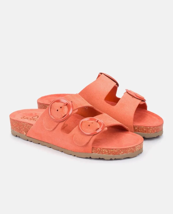 Yokono Sandalia Plana Rolan 700 Coral | Mujer Sandalias Planas