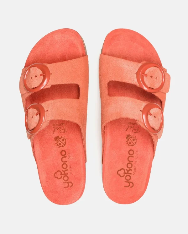 Yokono Sandalia Plana Rolan 700 Coral | Mujer Sandalias Planas