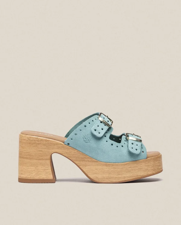 Yokono Sandalia Tacón Bonai 003 Azul | Mujer Sandalias De Tacón