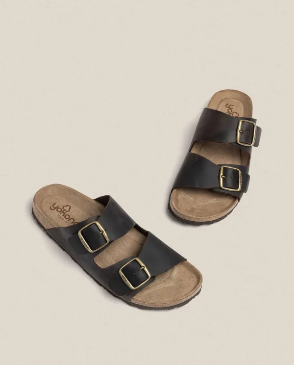 Yokono Sandalias Planas Macam 150 Marron | Hombre Sandalias