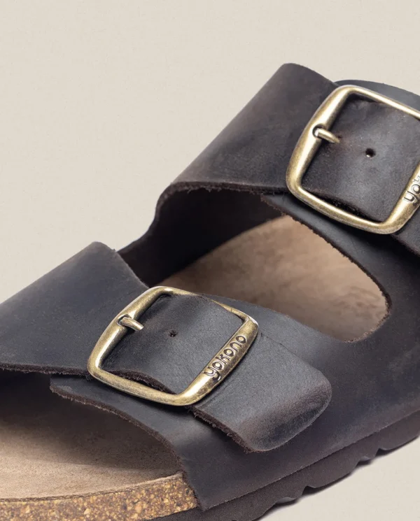 Yokono Sandalias Planas Macam 150 Marron | Hombre Sandalias