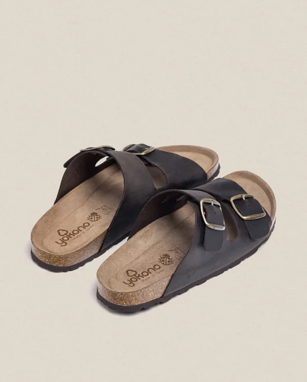 Yokono Sandalias Planas Macam 150 Marron | Hombre Sandalias