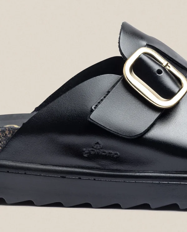 Yokono Zapato De Plataforma TUNEZ-599 Negro | Mujer Zuecos | Sandalias De Plataforma