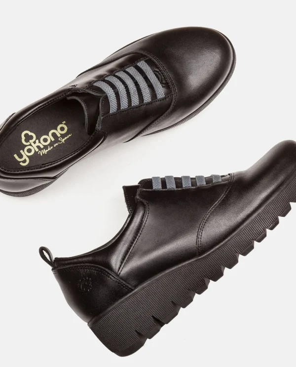 Yokono Zapato Plano Atenas 035 Negro | Mujer Zapatos
