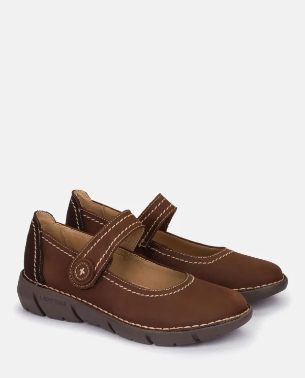 Yokono Zapato Plano Olba 005 Marron | Mujer Zapatos