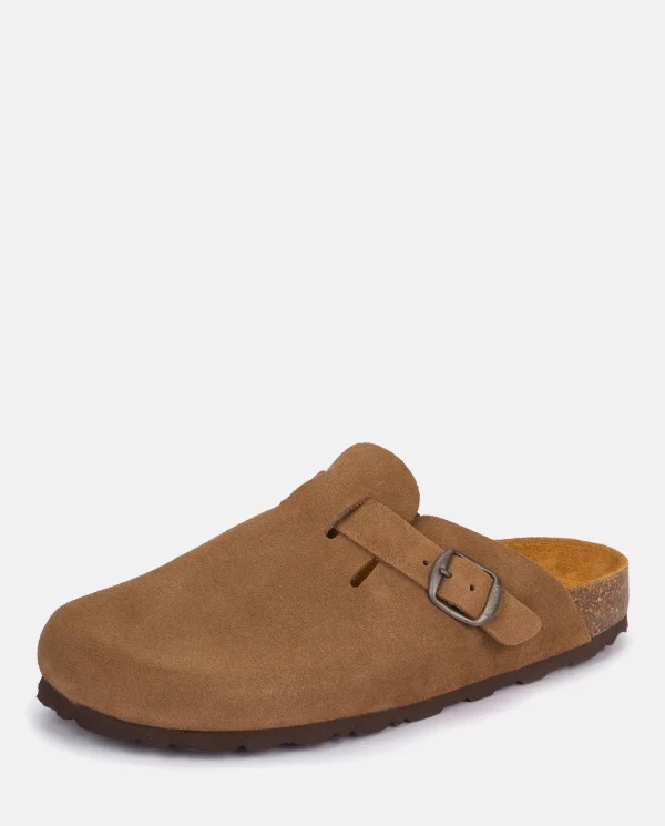 Yokono Zapato Plano Zueco 599 Marrón | Hombre Zuecos | Sandalias