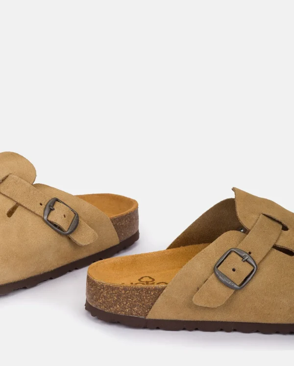 Yokono Zapato Plano ZUECO-599 Beige | Mujer Zuecos | Sandalias Planas