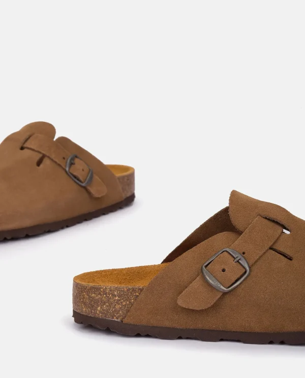 Yokono Zapato Plano ZUECO-599 Marrón | Mujer Zuecos | Sandalias Planas