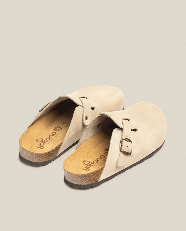Yokono Zueco 599 Beige | Mujer Zuecos | Sandalias Planas